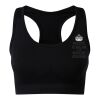 TriDri® seamless '3D fit' multi-sport sculpt solid colour bra Thumbnail
