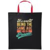 Varsity cotton shopper short handle Thumbnail