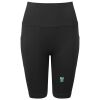 Women’s TriDri® ribbed seamless '3D Fit' cycle shorts Thumbnail